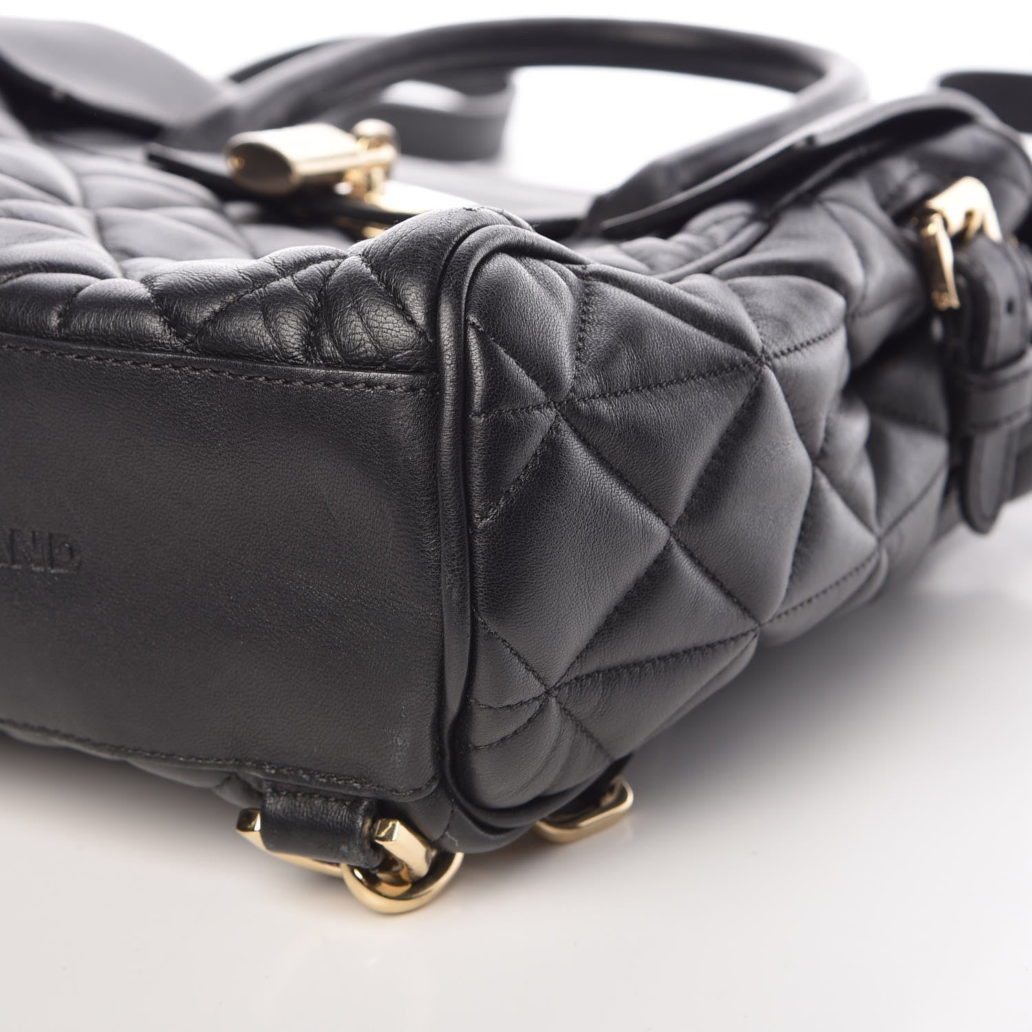 Mulberry Nappa Quilted Mini Cara Delevingne Convertible Bag Black 12 of 14