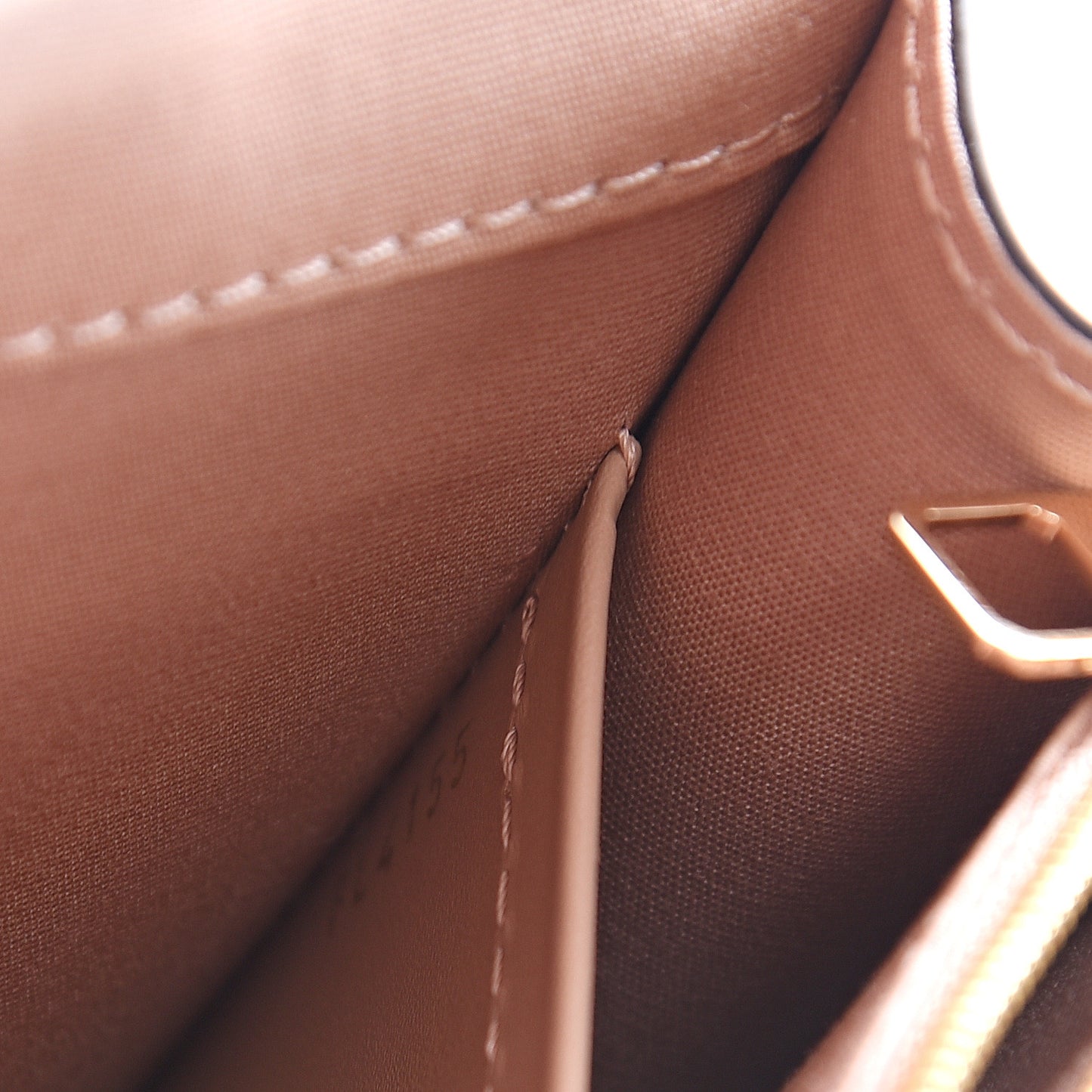 Patent Louise Clutch Nude