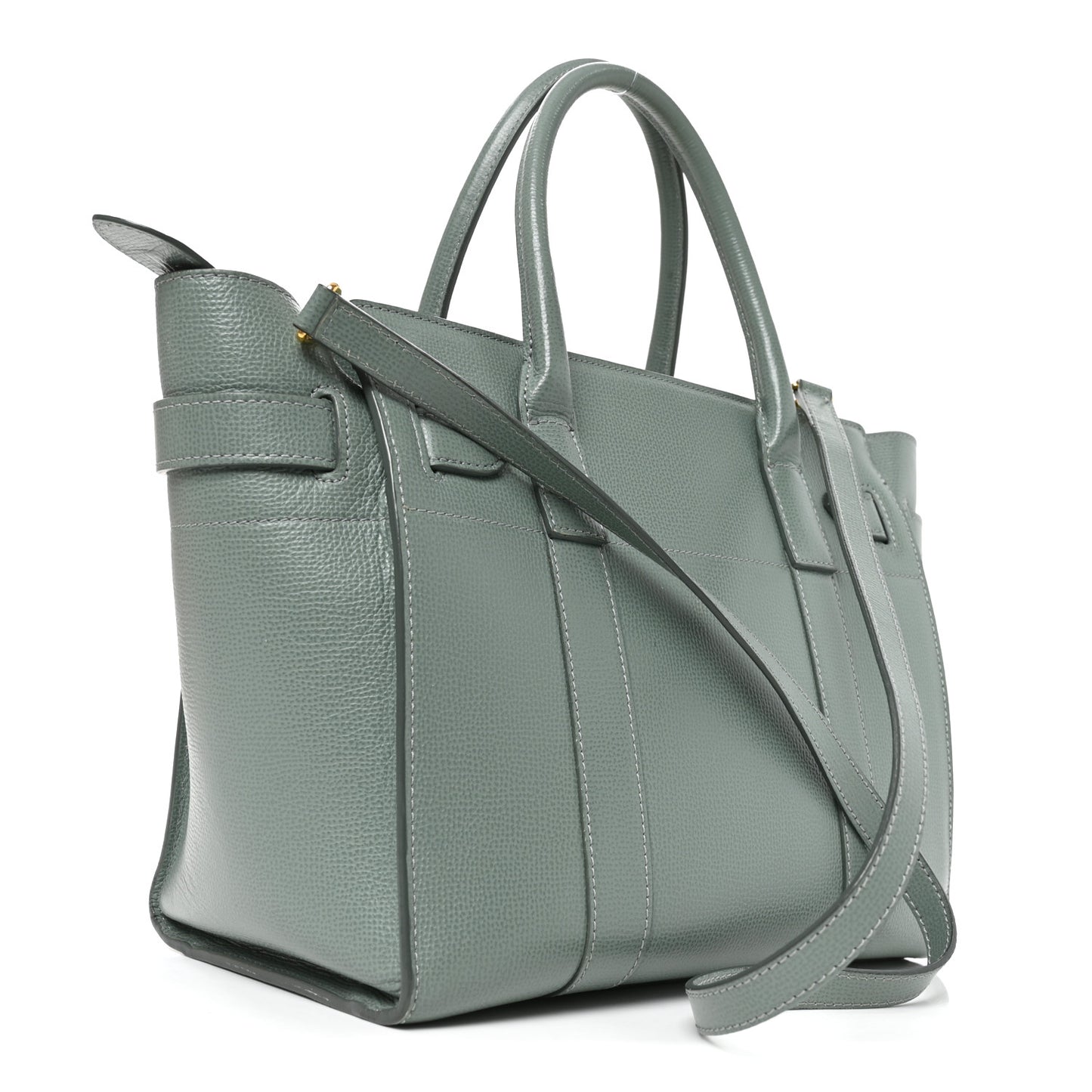 Small Classic Grain Mini Zipped Bayswater Light Green