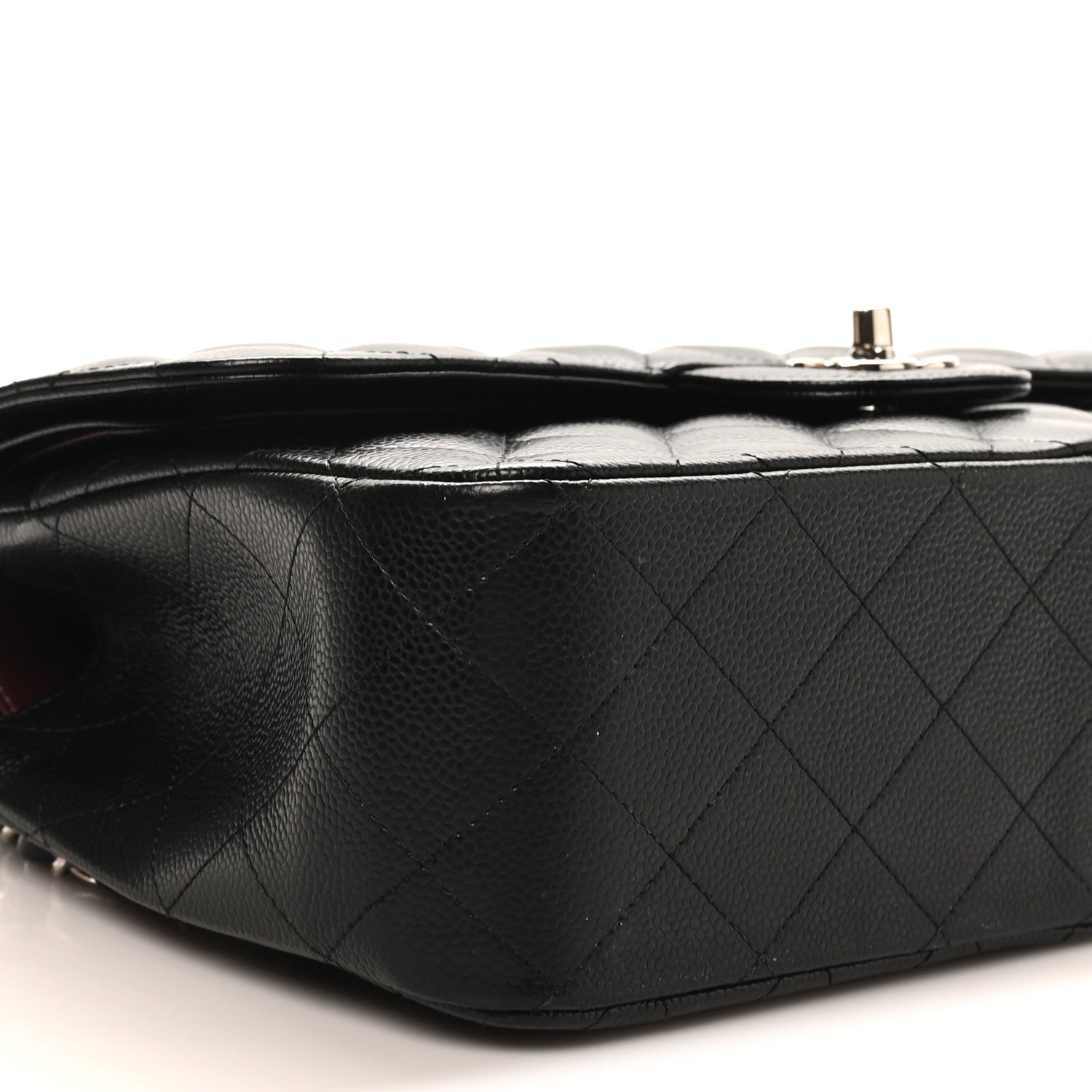 Chanel Caviar Quilted Jumbo Double Flap Black 9 of 10