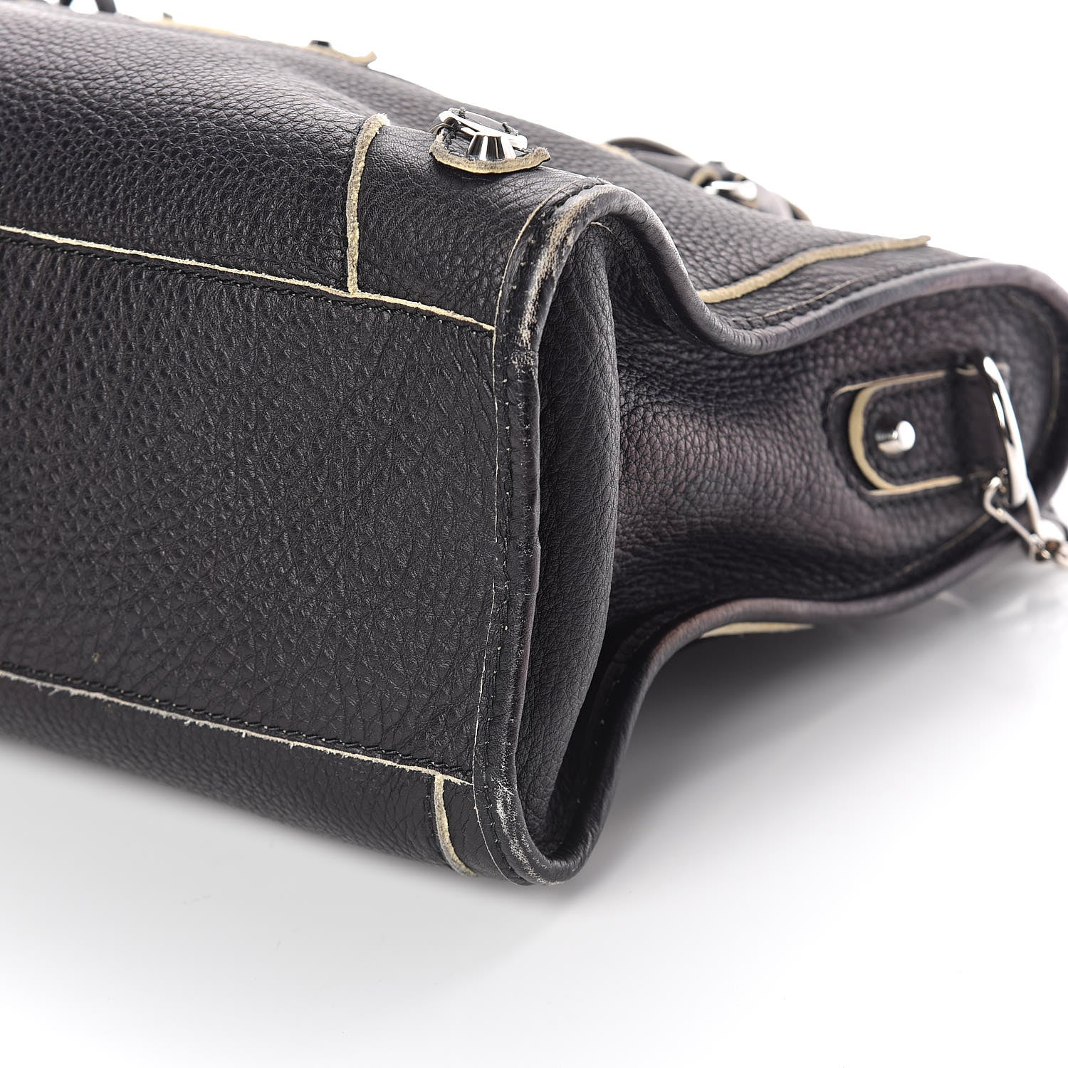 Balenciaga Supple Grained Calfskin Classic Silver Hardware Highlight City Black 9 of 15