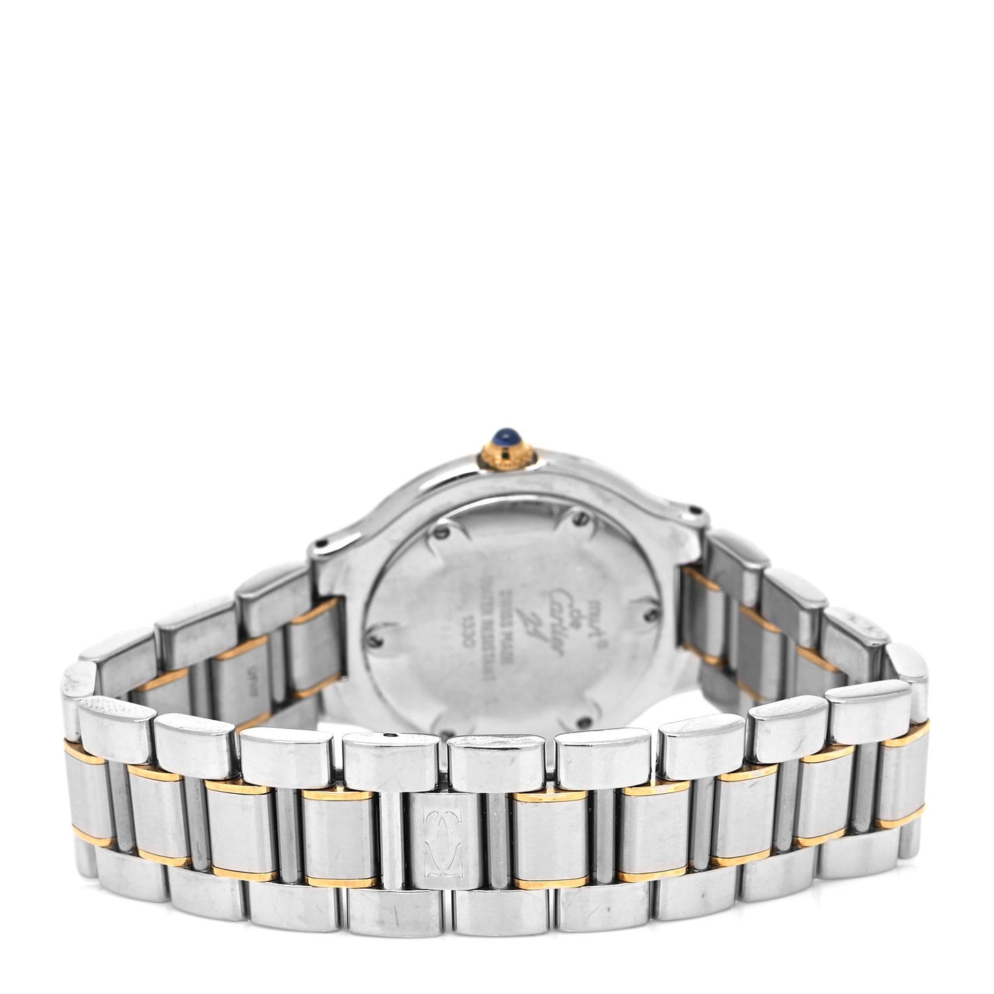 Stainless Steel 18K Yellow Gold 31mm Must De 21 Quartz Watch