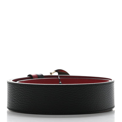 Gucci Calfskin 1973 Reversible Belt 95 38 Black Red 2 of 3