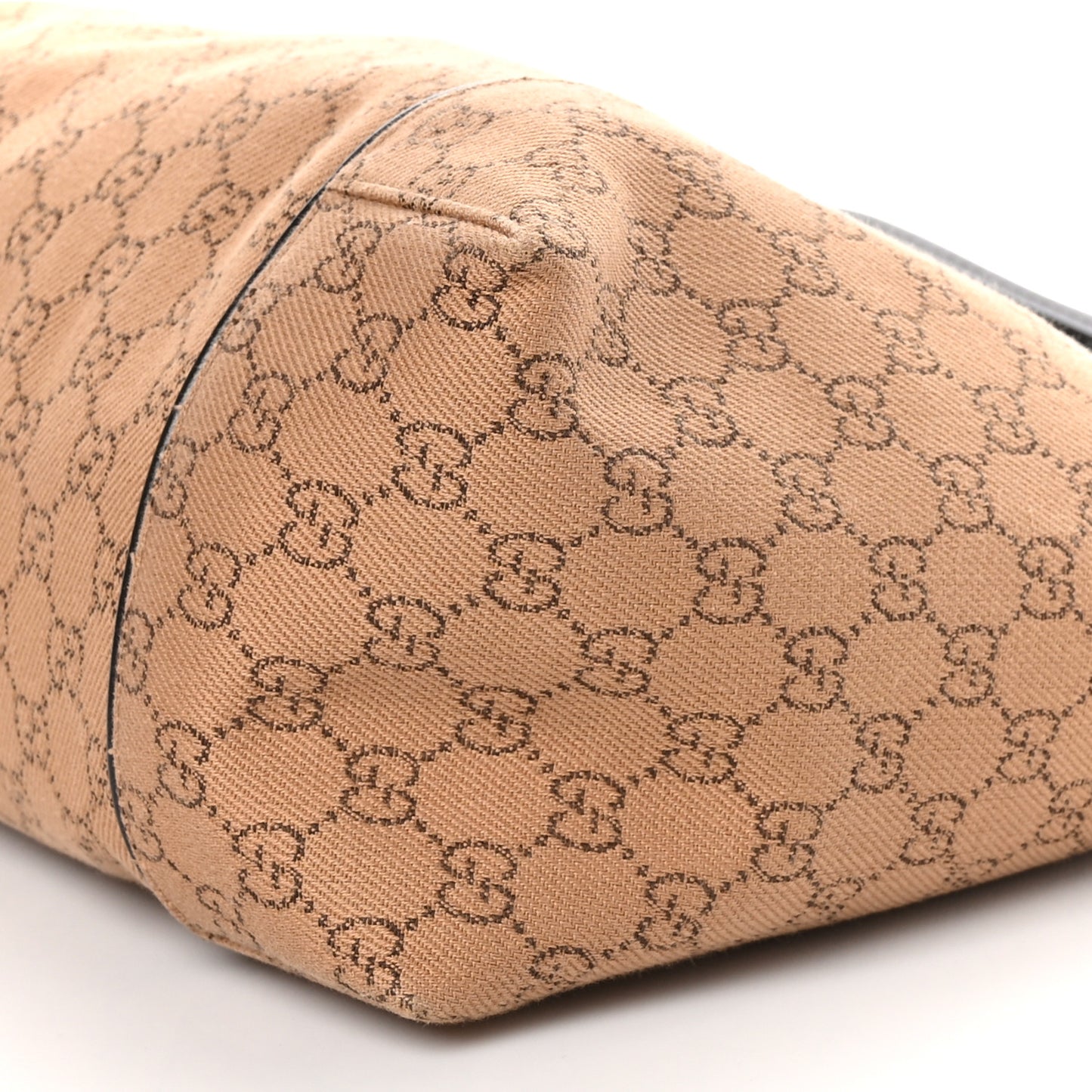 Canvas Monogram Hobo Beige