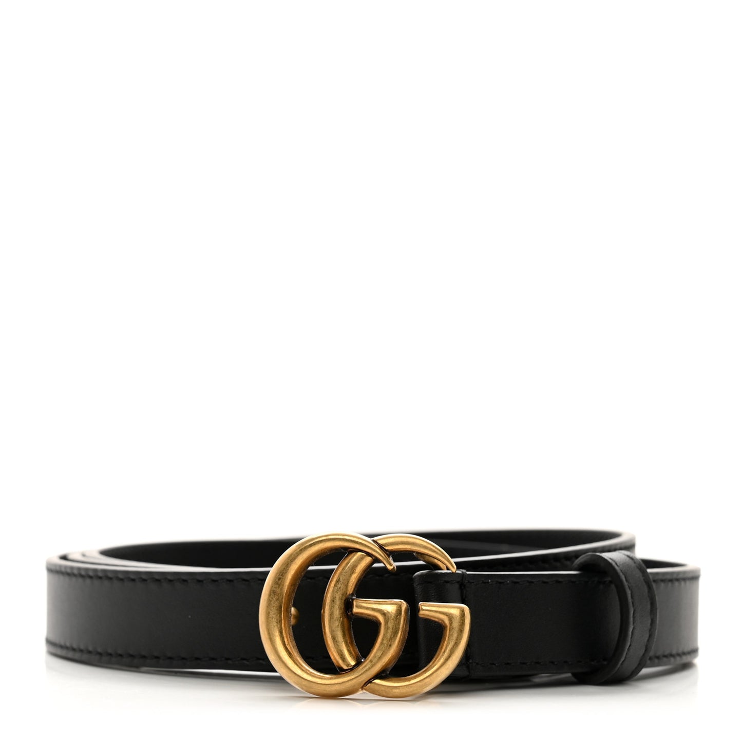 Calfskin Double G 20mm Belt 110 44 Black