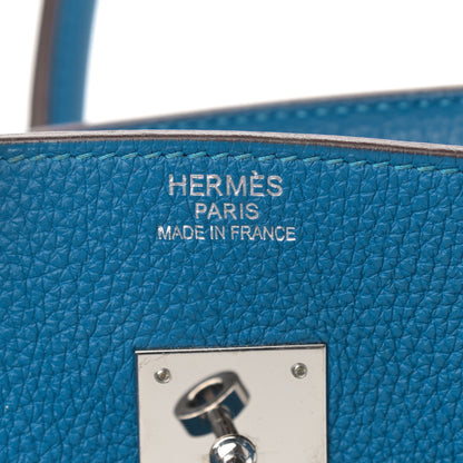 Hermes Togo Birkin 35 Bleu Azteque 5 of 29