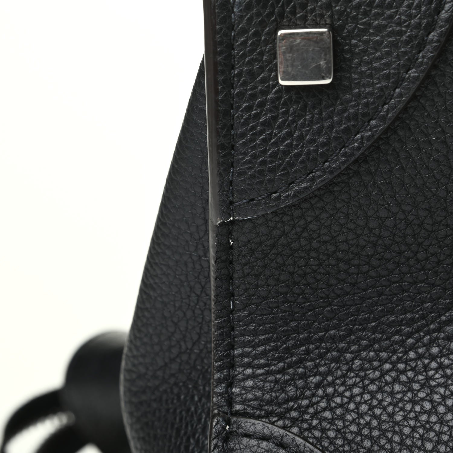 Celine Drummed Calfskin Mini Luggage Black 12 of 14