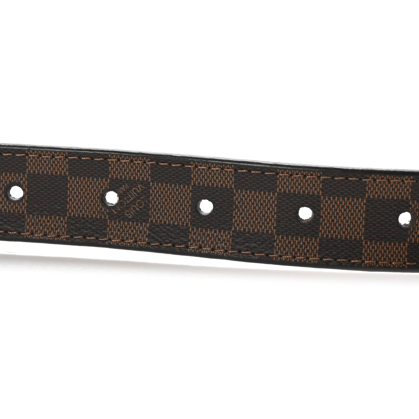 Mini Damier Ebene 25mm LV Initiales Belt 85 34
