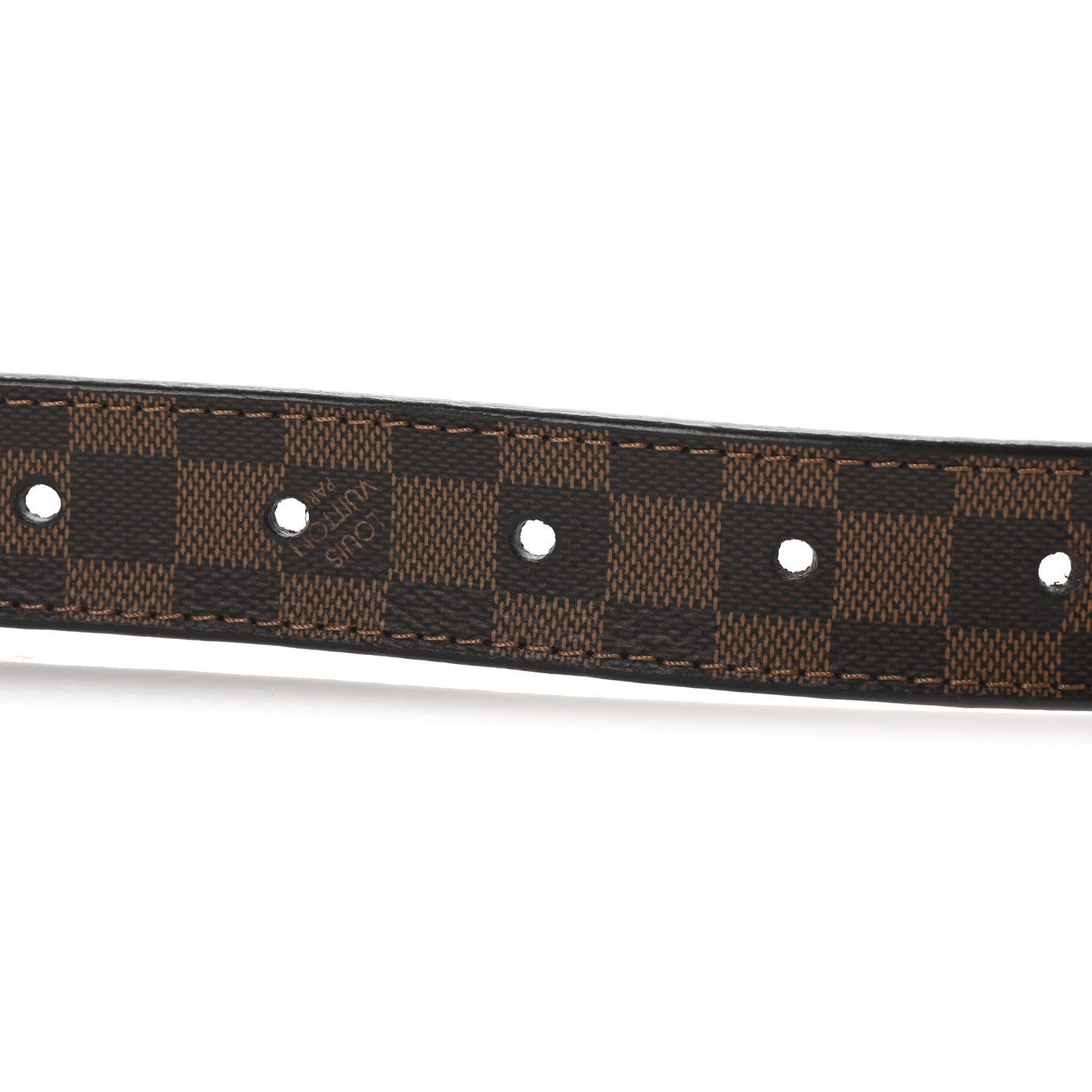 Louis Vuitton Mini Damier Ebene 25mm LV Initiales Belt 85 34 3 of 7