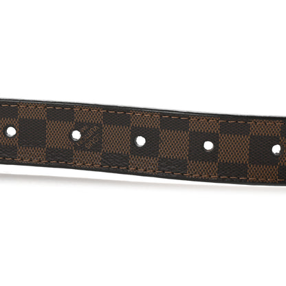 Louis Vuitton Mini Damier Ebene 25mm LV Initiales Belt 85 34 3 of 7