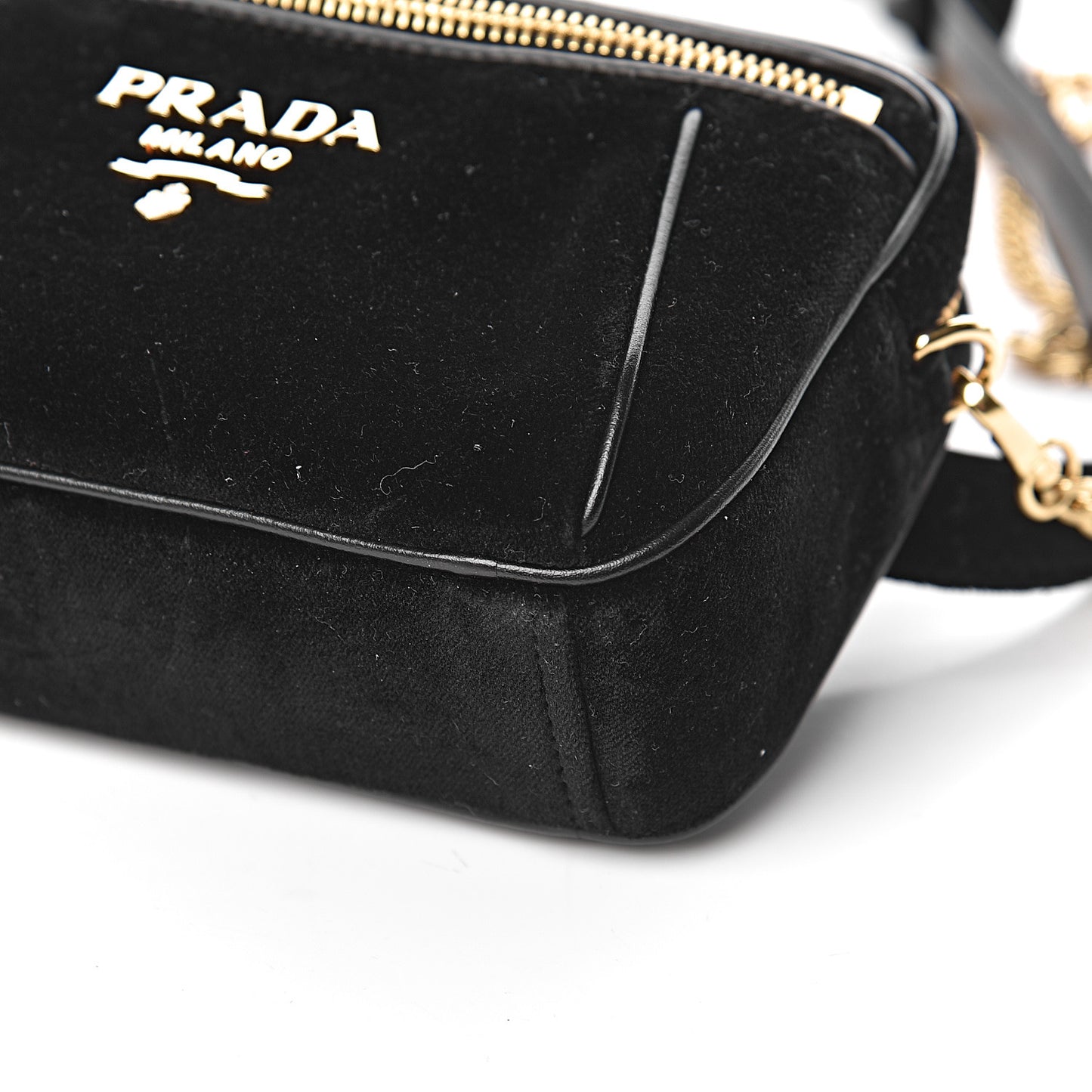 Velluto Belt Bag Black