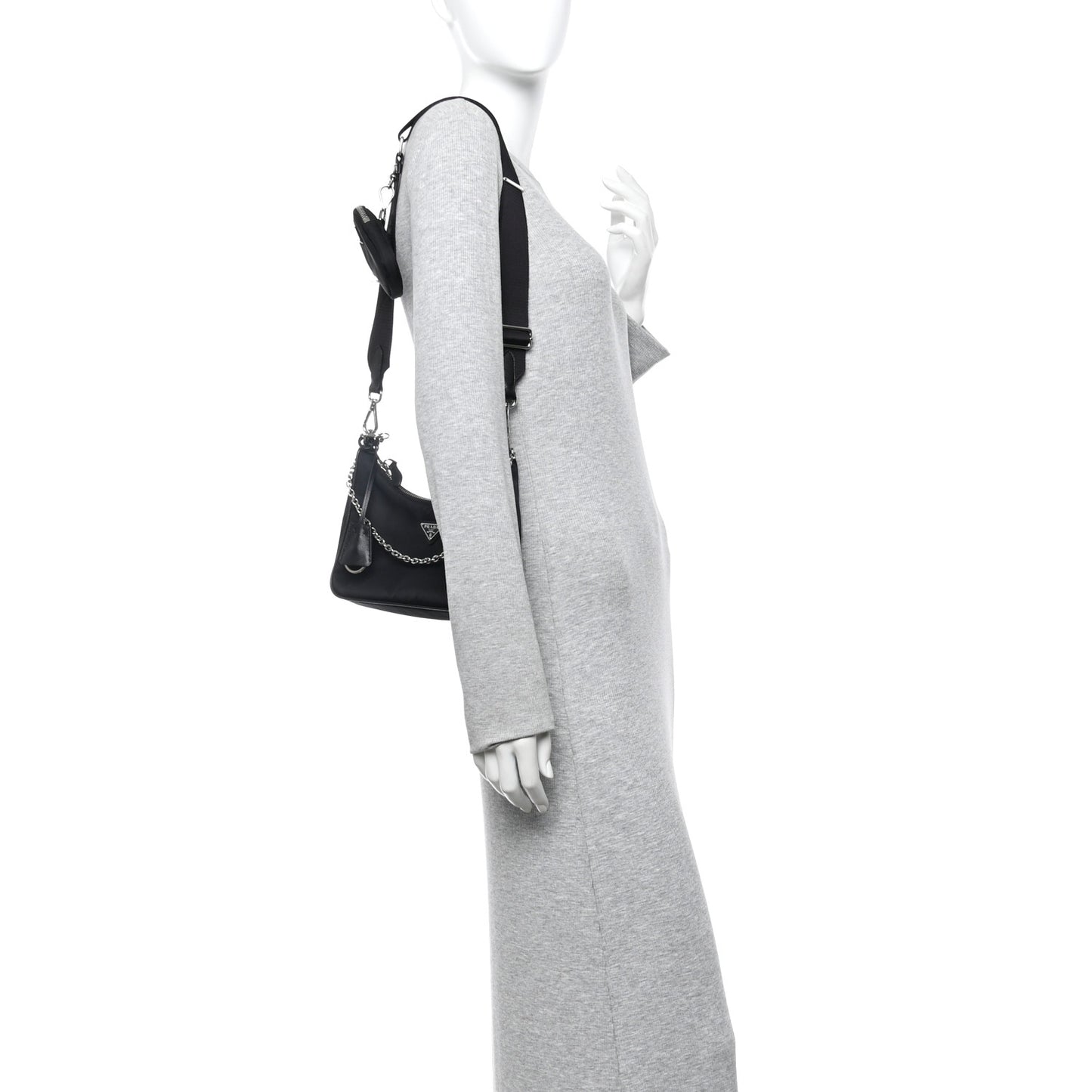 Nylon Re-Edition 2005 Shoulder Bag Black