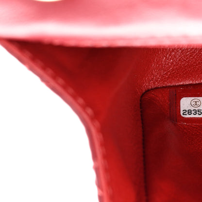 Chanel Aged Calfskin Quilted 2.55 Reissue Mini Flap Red 7 of 10