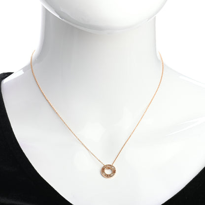 Tiffany 18K Yellow Gold Diamond Atlas Pierced Pendant Necklace 2 of 5