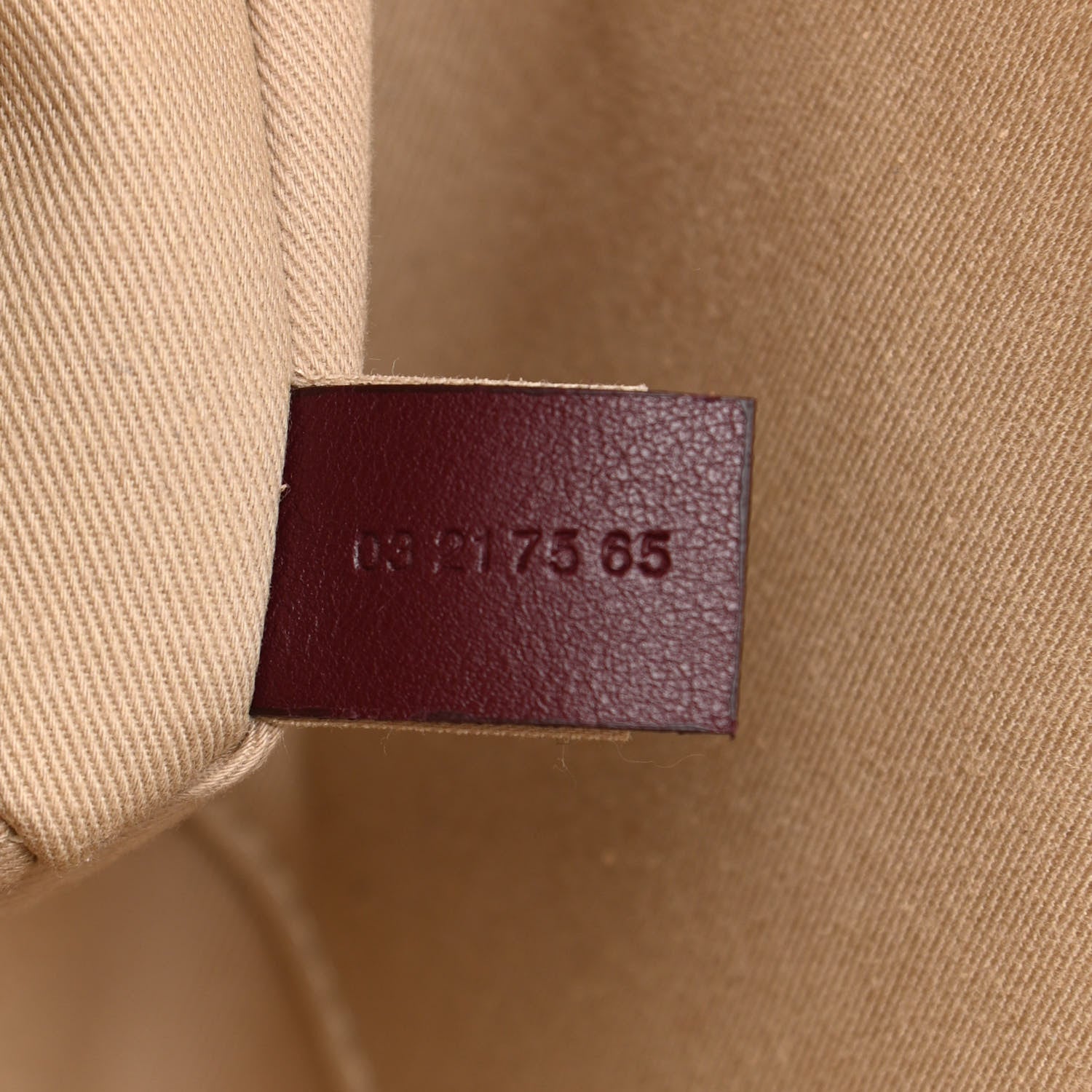 Chloe Cotton Calfskin Medium Woody Ribbon Tote Burgundy 9 of 10
