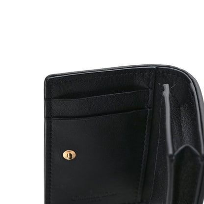 Christian Dior Lambskin Cannage Small Lady Dior Flap Card Holder Black 7 of 9