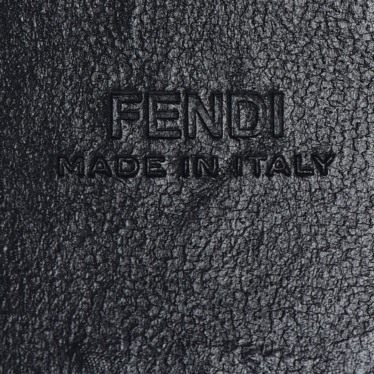 Fendi X FILA Calfskin Mania Backpack Help Bag Charm Black 4 of 4