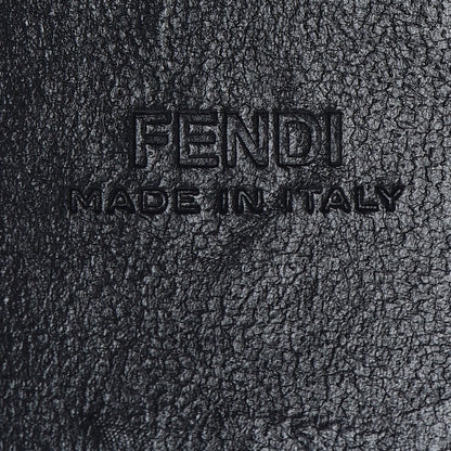 Fendi X FILA Calfskin Mania Backpack Help Bag Charm Black 4 of 4