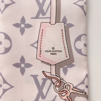 Louis Vuitton Silk Monogram Confidential Bandeau Light Pink 3 of 3