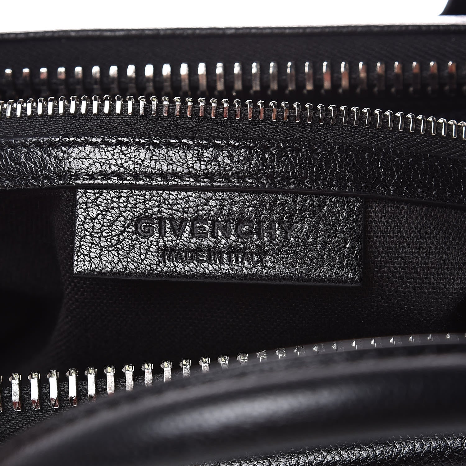 Givenchy Sugar Goatskin Woven Medium Antigona Black White 5 of 7