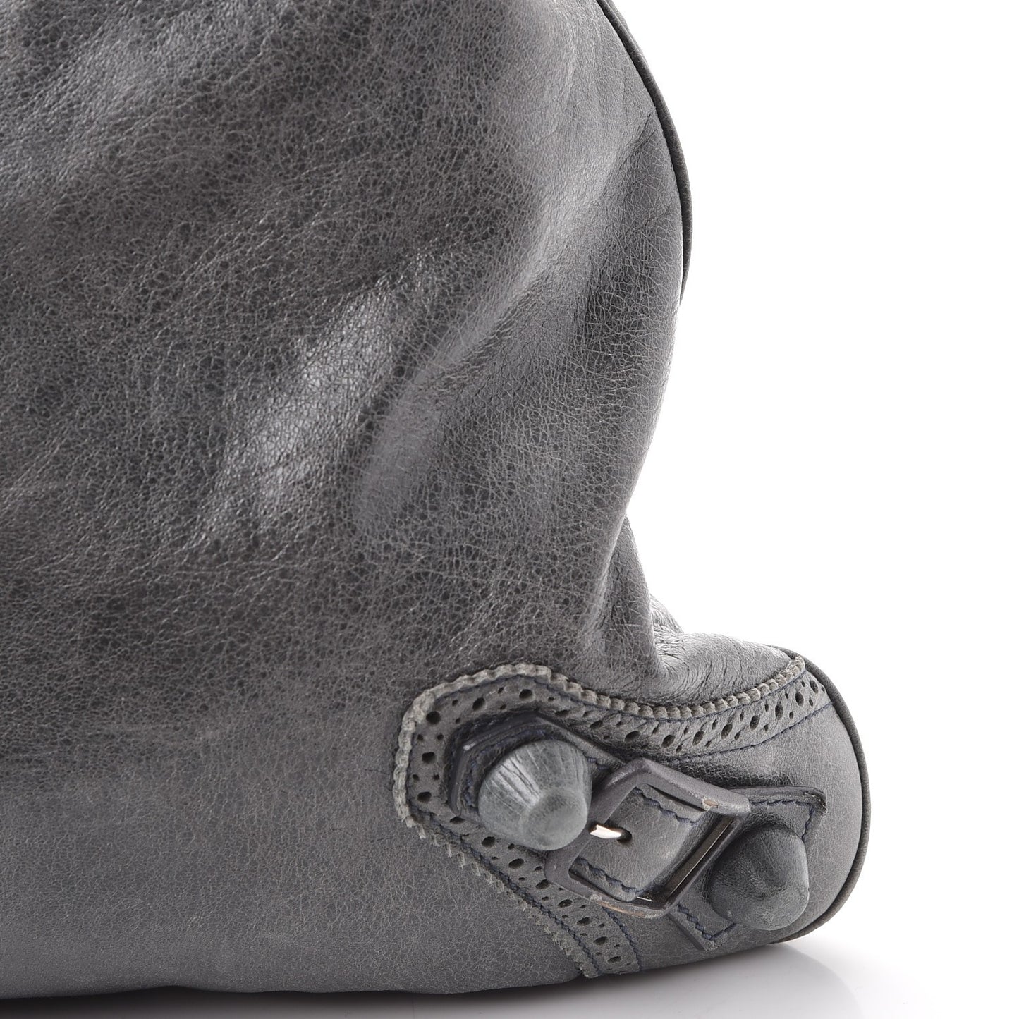 Agneau Giant Brogues Hardware Besace Hobo Storm