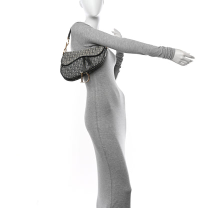 Christian Dior Monogram Saddle Bag Blue 2 of 18