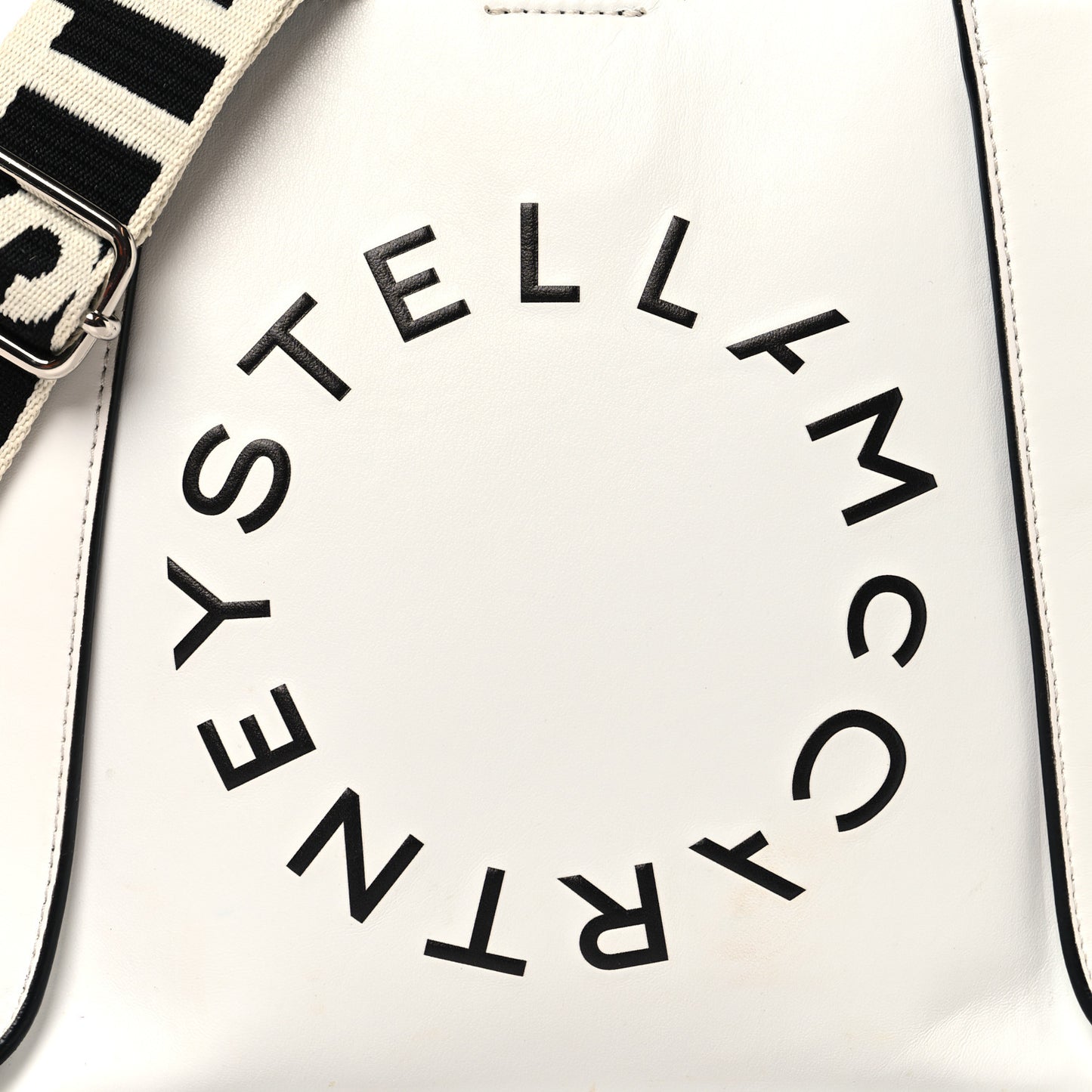 Eco Alter Nappa Logo Mini Crossbody White