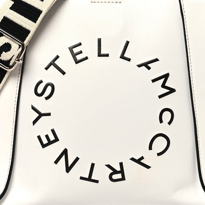 Stella McCartney Eco Alter Nappa Logo Mini Crossbody White 7 of 9