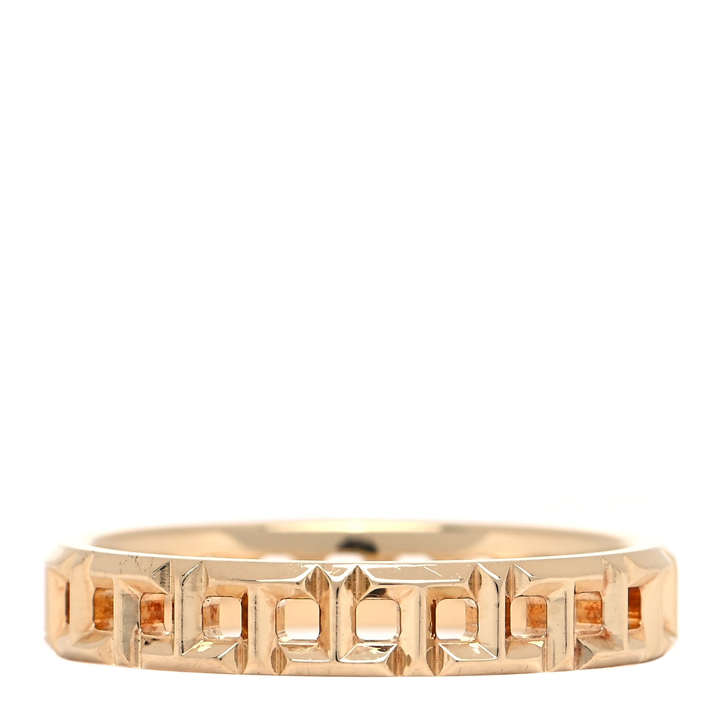 18K Yellow Gold T True Narrow Ring 52 6
