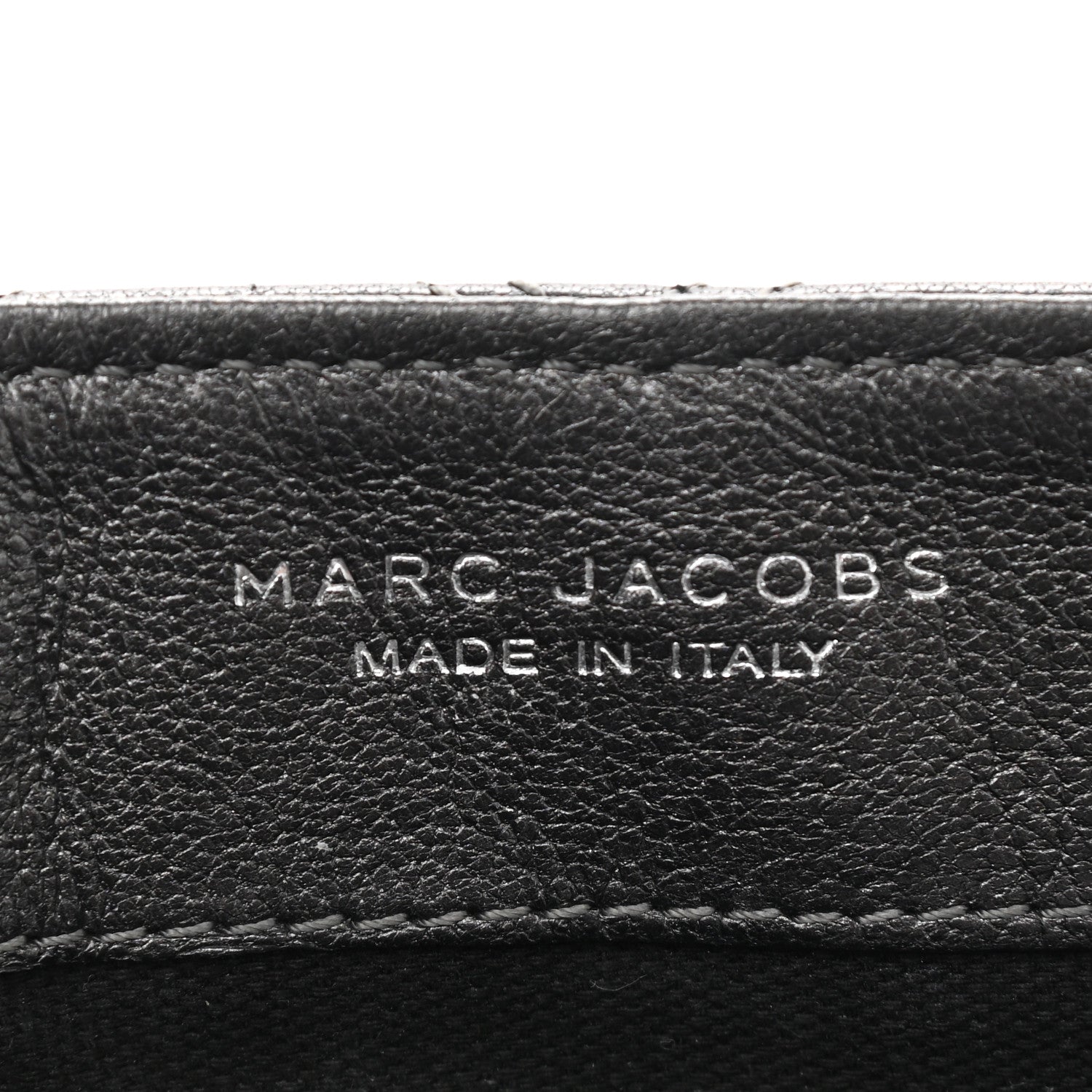Marc Jacobs Lacquered Lambskin Baroque The XL Single Flap Pearl Anthracite 6 of 16