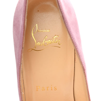 Christian Louboutin Suede So Kate 120 Pumps 36.5 Rosette 7 of 9
