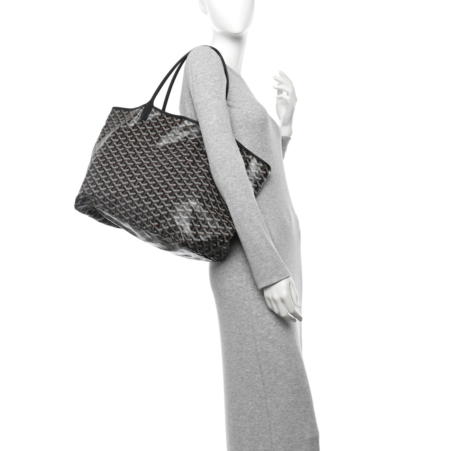 Goyard Goyardine Saint Louis GM Black 2 of 8
