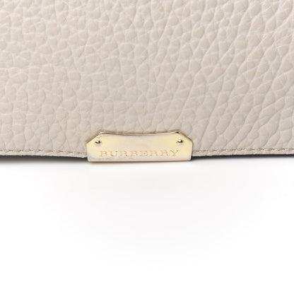 Burberry Signature Grain Medium Mildenhall Crossbody Bag Stone White 11 of 11