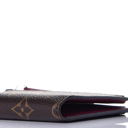 Louis Vuitton Monogram Adele Compact Wallet Fuchsia 8 of 9