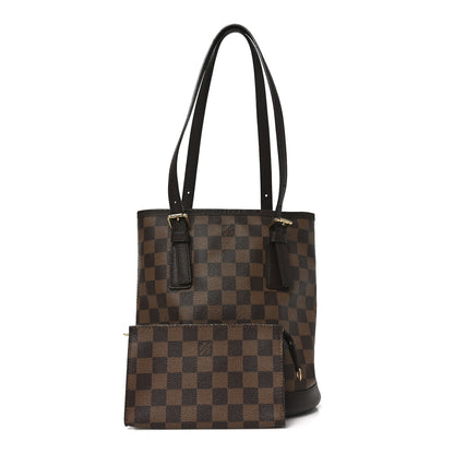 Louis Vuitton Damier Ebene Marais Bucket 23 3 of 10