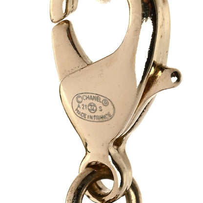Chanel Crystal CC Chain Bracelet Gold 4 of 5