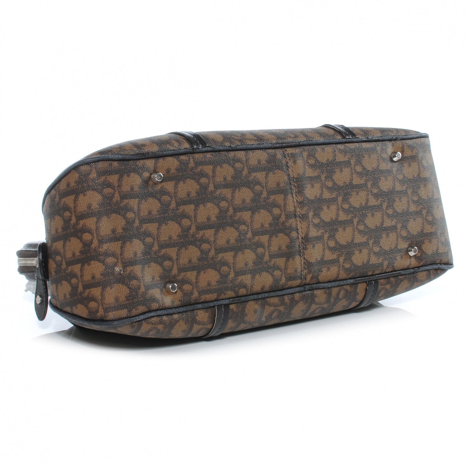 Christian Dior Monogram Trotter Romantique Zipped Tote Brown 4 of 7