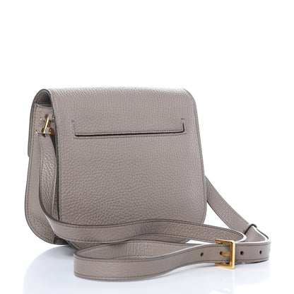 Tom Ford Calfskin Mini T Clasp Tara Crossbody Bag Taupe 3 of 10