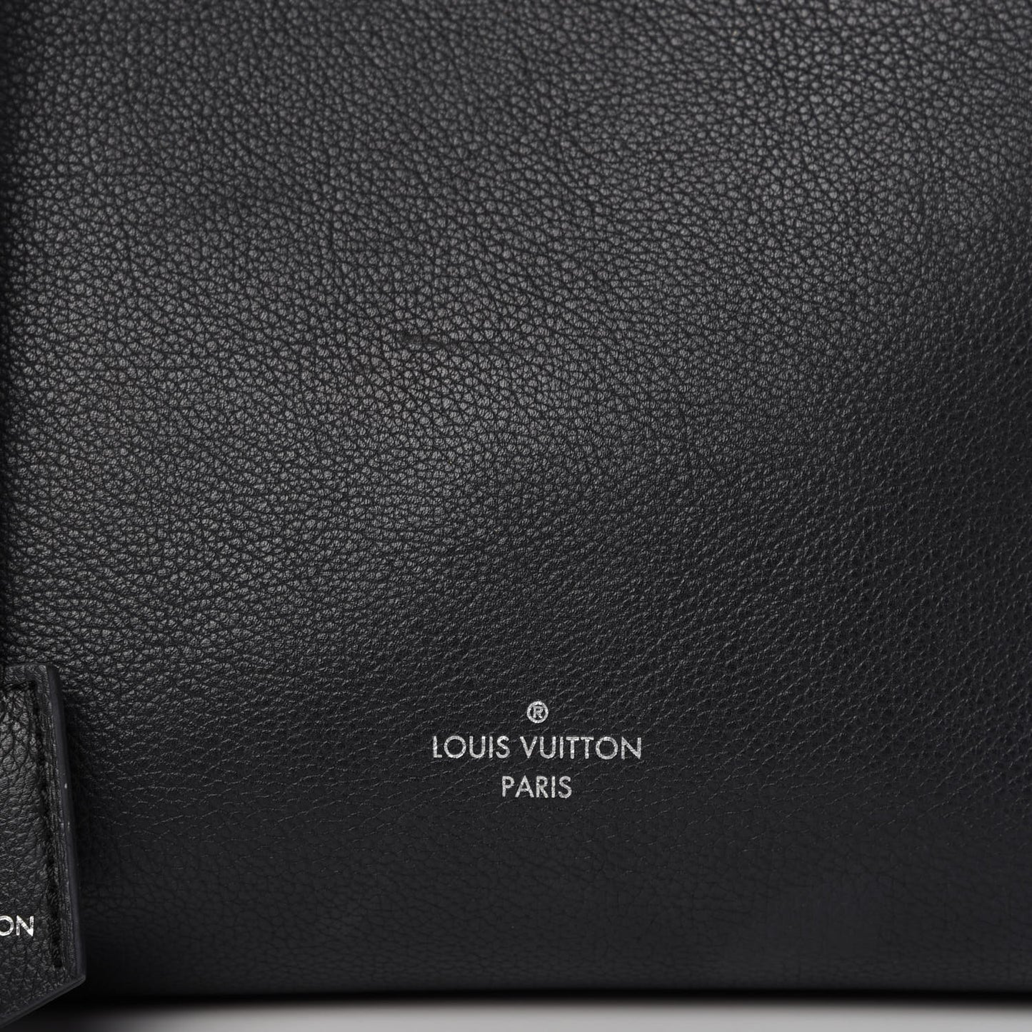 Calfskin Lockme Cabas Bois de Rose Black