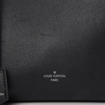 Louis Vuitton Calfskin Lockme Cabas Bois de Rose Black 11 of 13