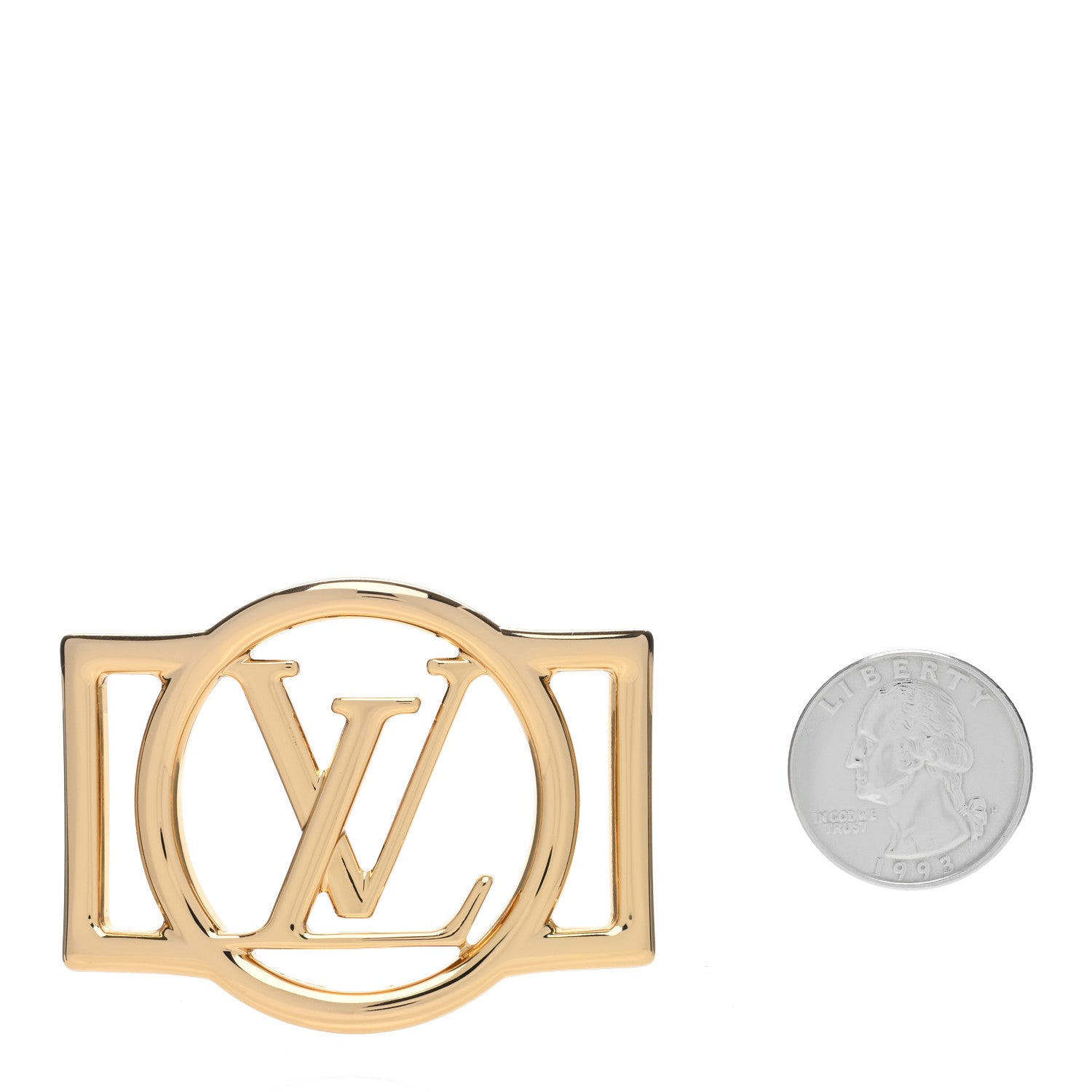 Louis Vuitton Louise Scarf Ring Holder Gold 2 of 3