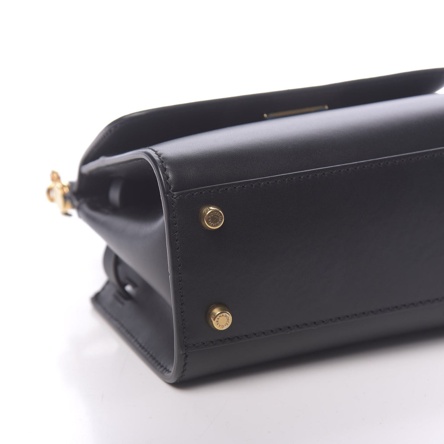 Calfskin Mini Sicily 58 Bag Black