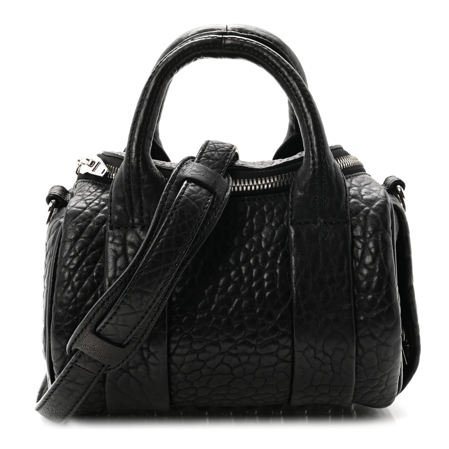 Pebbled Lambskin Mini Rockie Black Rhodium Hardware Black Rhodium Hardware