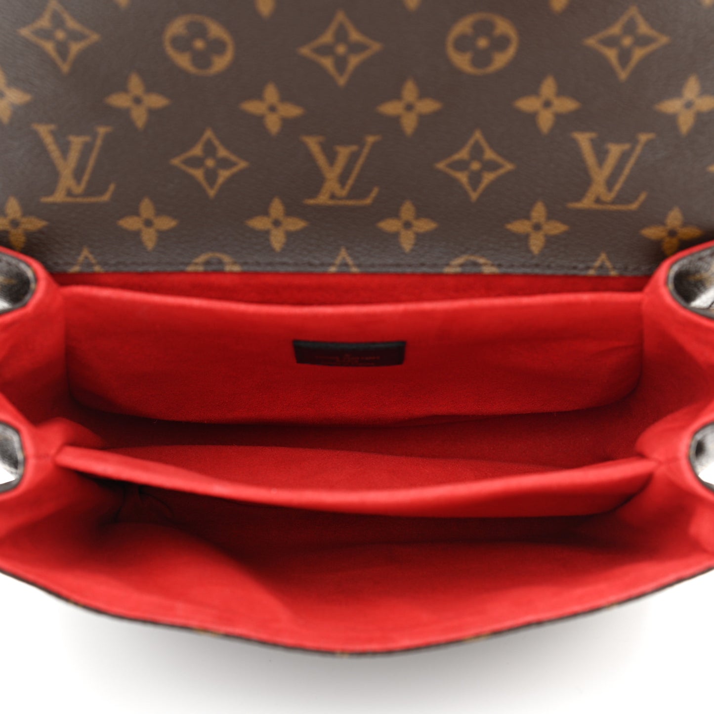 Monogram Braided Pochette Metis Coquelicot