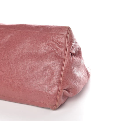 Balenciaga Agneau Classic Hardware Large Sunday Tote Rose Bruyere 8 of 14