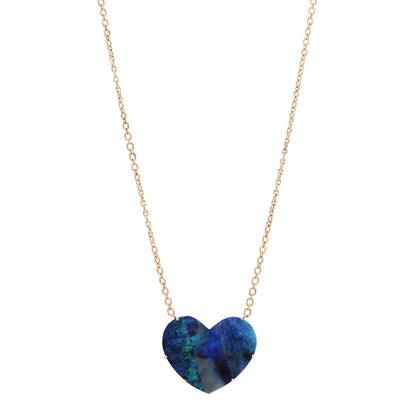 Irene Neuwirth 18K Yellow Gold Boulder Opal One of a Kind Love Pendant Necklace 1 of 6