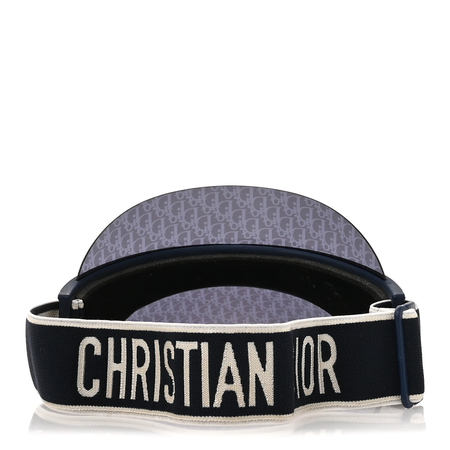 Christian Dior Oblique DiorClub V1U Sun Visor Blue 6 of 10