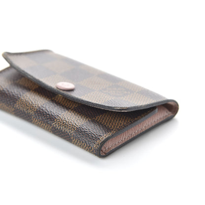 Louis Vuitton Damier Ebene Multicles 6 Key Holder Rose Ballerine 7 of 12