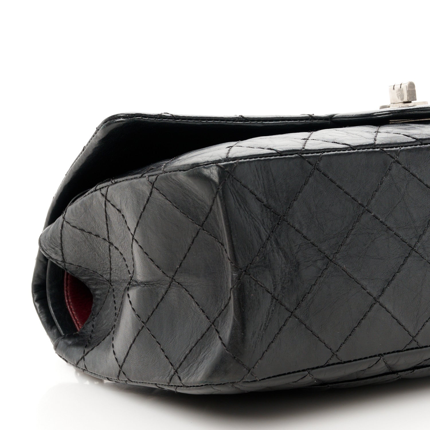 Chanel Aged Calfskin Quilted 2.55 Reissue 226 Flap Black 9 of 11