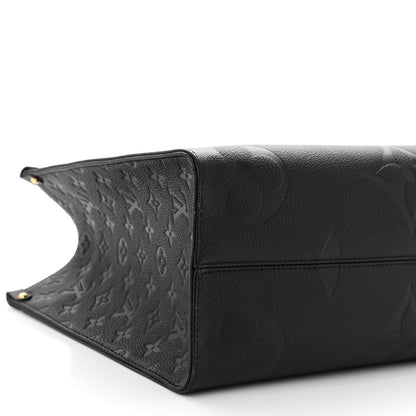 Louis Vuitton Empreinte Monogram Giant Onthego MM Black 8 of 10